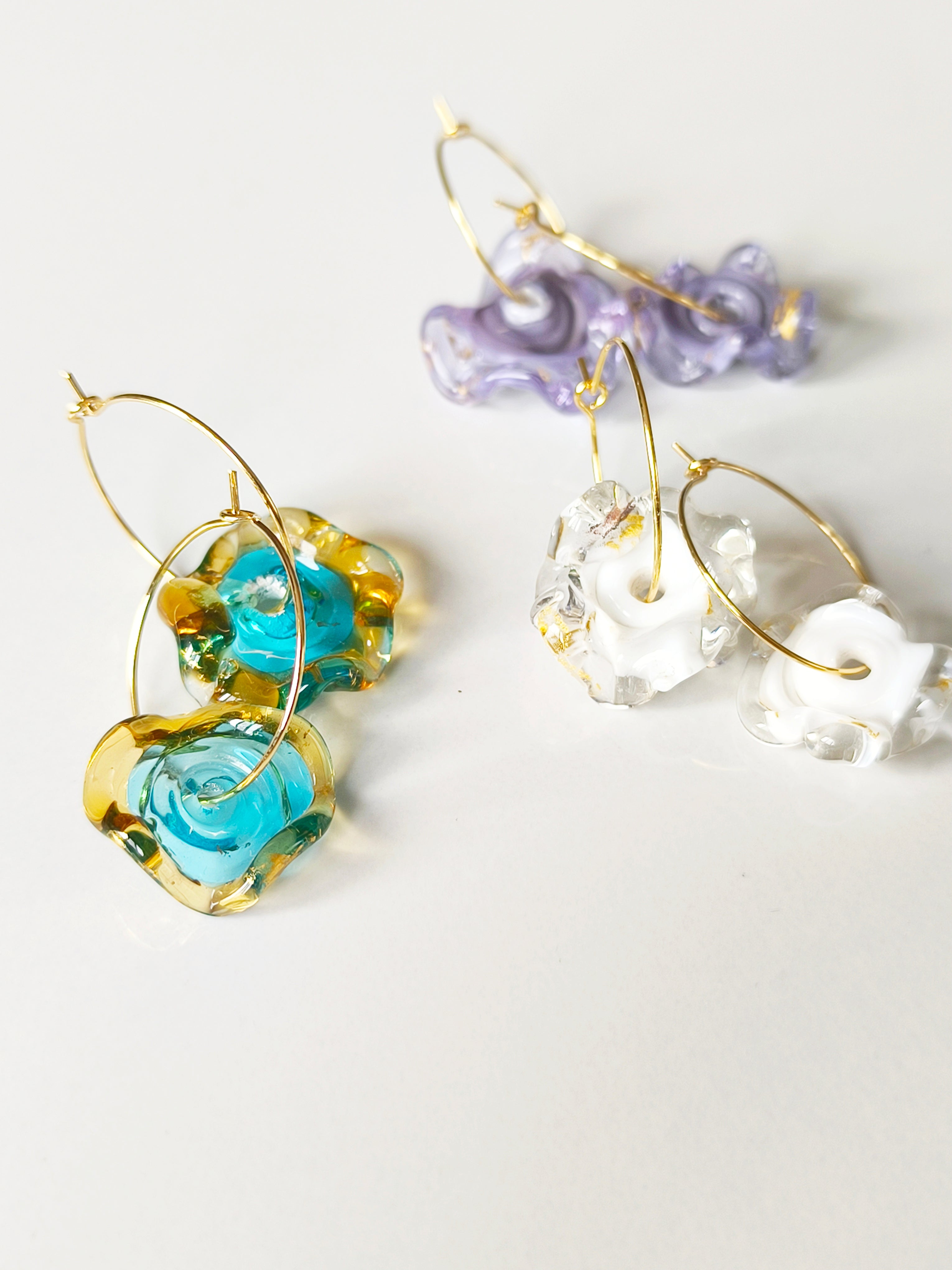 Molira Turquoise & Amber Küpe