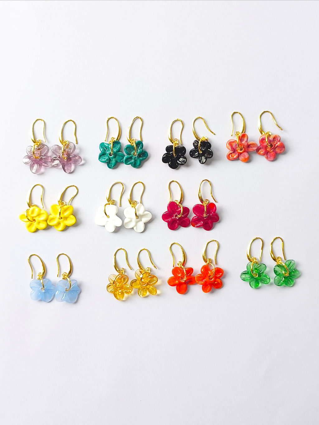 San Marino Lavender Flowers Küpe