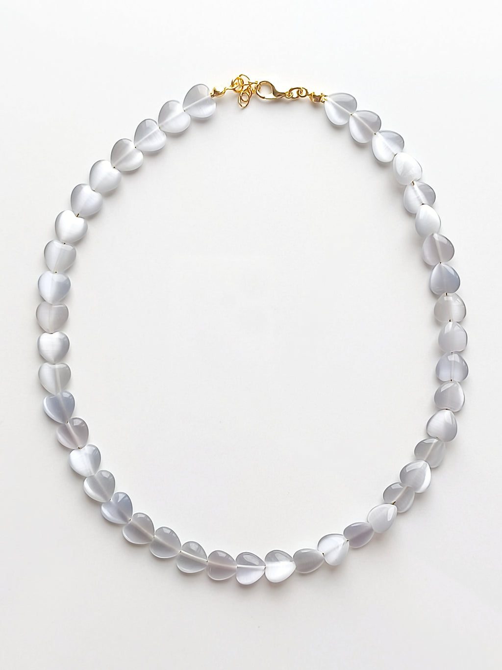 Amour Fin |  Grey Heart Kolye