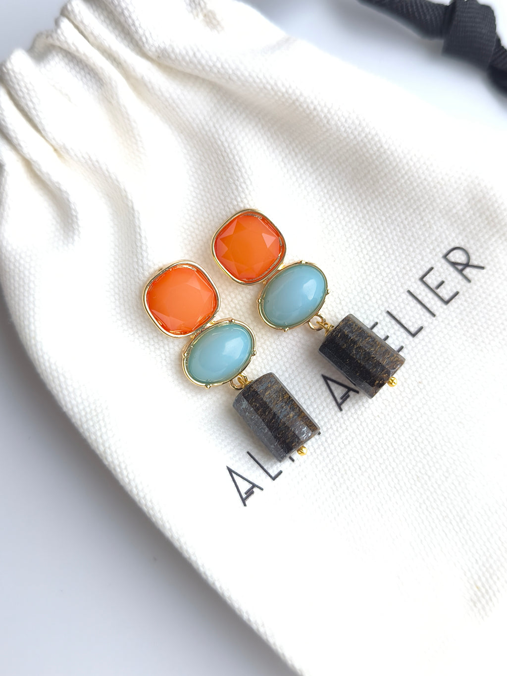 Galina Bronzite Earrings