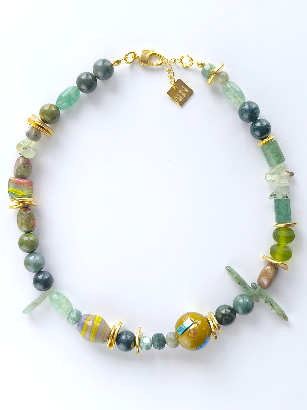 Mista Mix Green Necklace