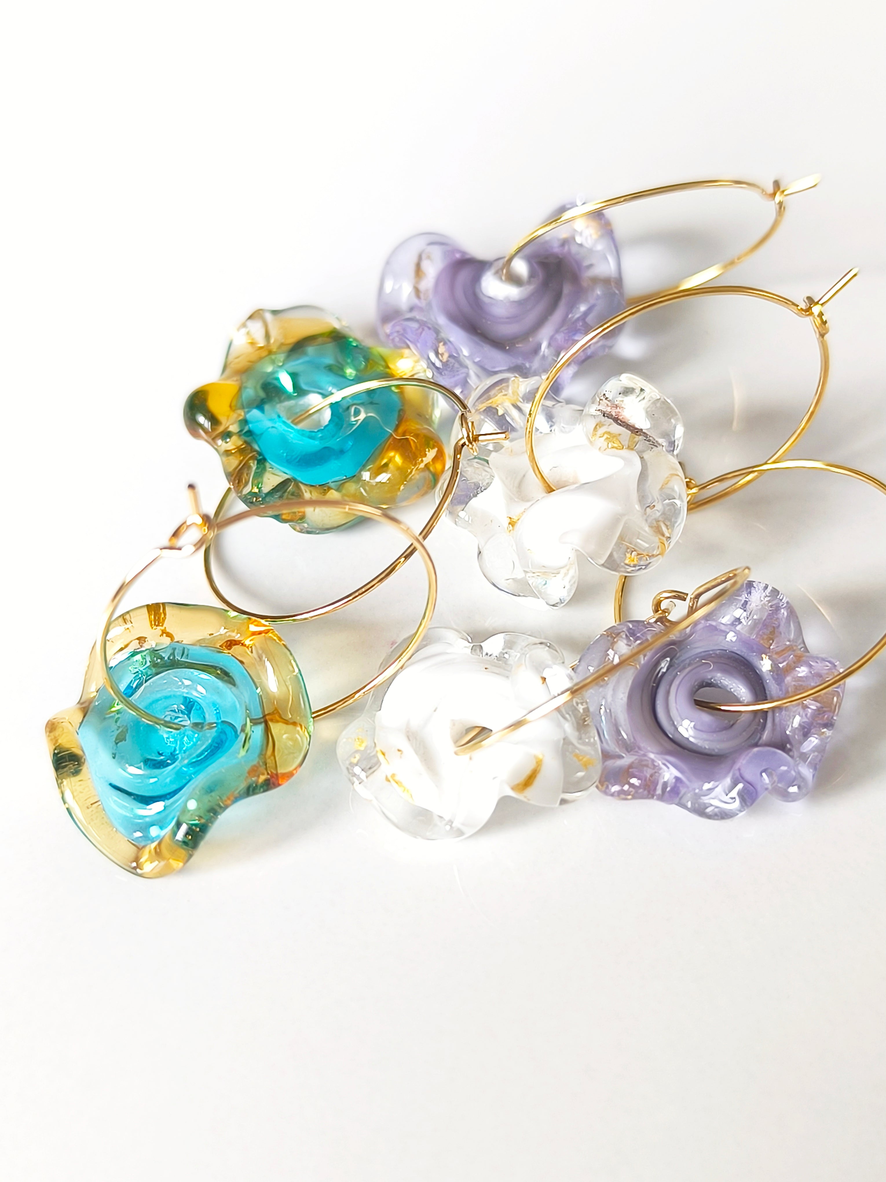 Molira Turquoise & Amber Küpe