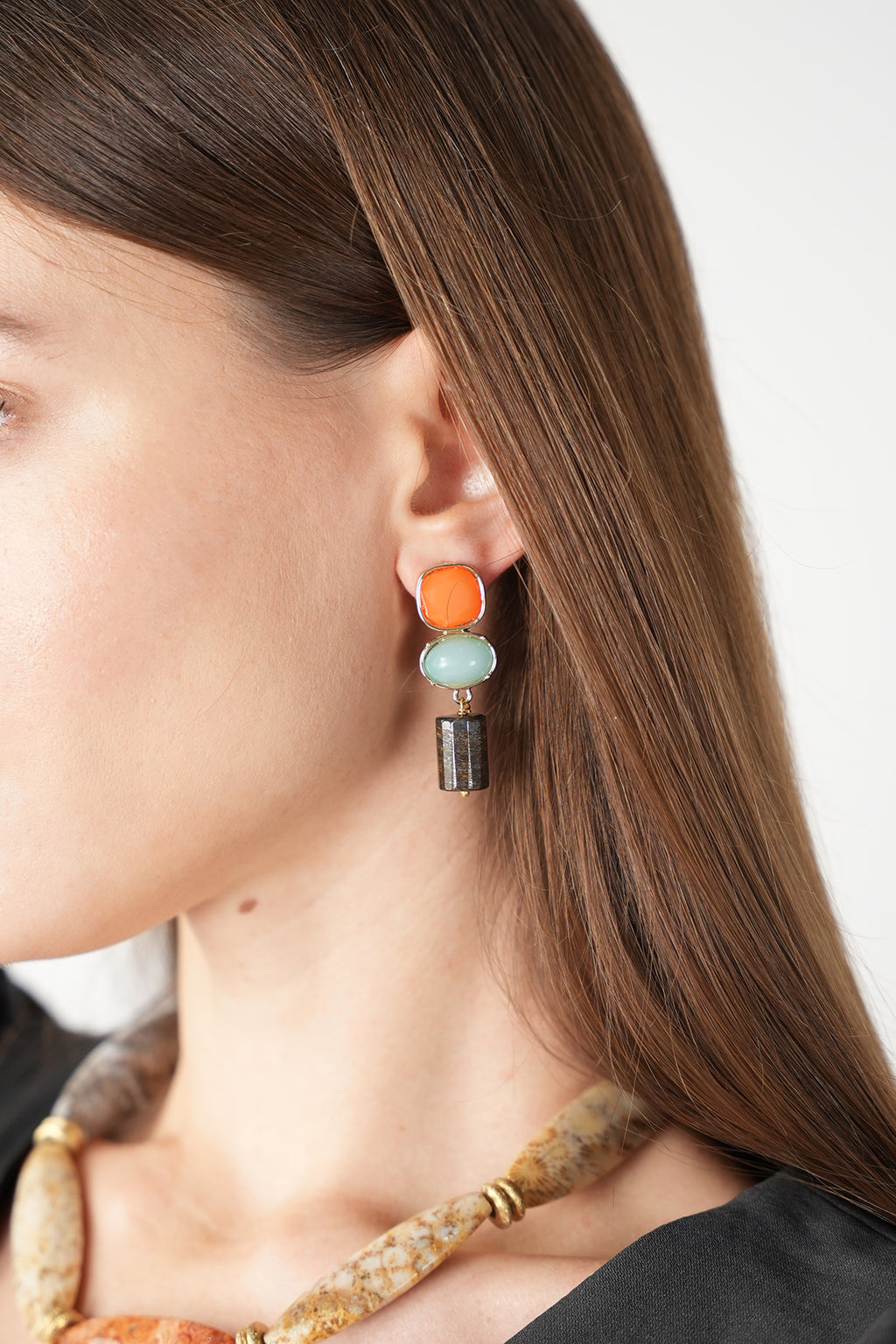 Galina Bronzite Earrings