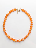 Amour Fin | Orange Heart Necklace